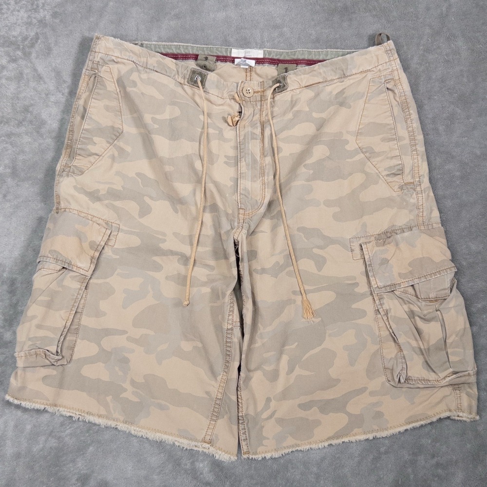 GAP Shorts Mens 34 11" Cargo Desert Camouflage Paratrooper‎ Fatigue Military Y2K